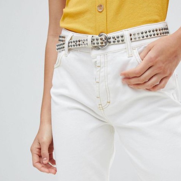 Mango Kickflare Contrast Stitch Denim - Picture 3 of 7